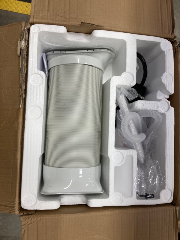 Photo 2 of ****PARTS ONLY, BLOWER MOUNT BROKEN, MAKES SOUND*****14000 BTU Portable Air Conditioners with Remote Control, 3-in-1 Free Standing Cooling AC Unit with Fan & Dehumidifier, Cools Room up to 700 sq.ft, Smart/Sleep Mode,3 Speed,Auto Swing,24H Timer