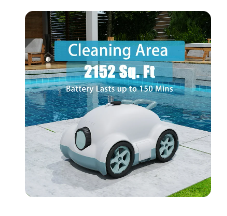 Photo 1 of ***PARTS ONLY BROKEN****TOPWIRE Robotic Pool Cleaner, Cordless Robotic Pool Vacuum, Lasts up to 150 Mins, Up to 2152 Sq. Ft, Automatic Cleaning with Self-Parking

***USED