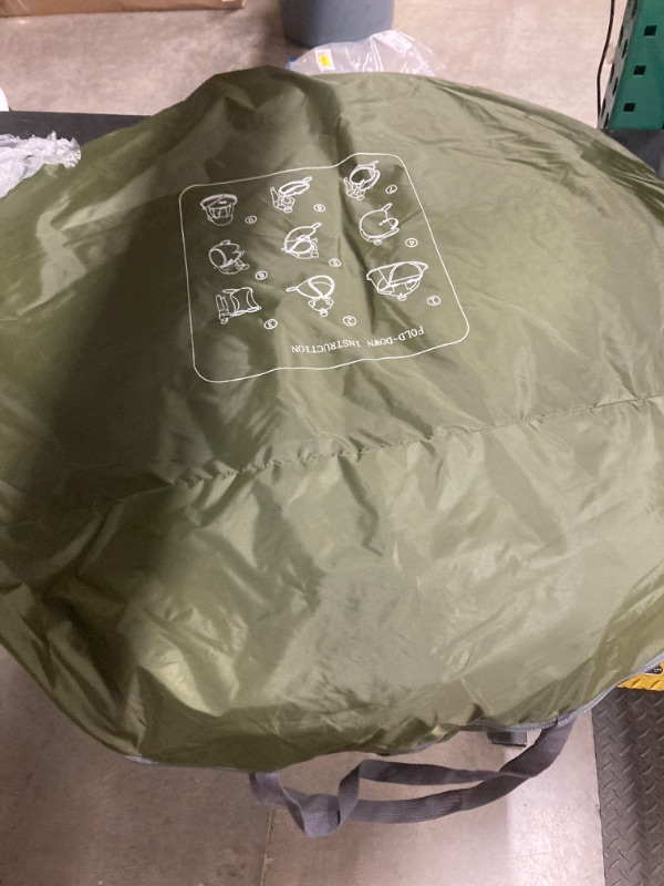 Photo 1 of 4 Person Easy Pop up Tent Waterproof Automatic Setup 2 Doors-Instant Family Tents for Camping Hiking & Traveling
