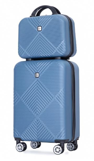 Photo 1 of ***see notes***Tripcomp Luggage Sets 2 Piece Suitcase Set (14/20/)Hardside Suitcase with Spinner Wheels Lightweight Carry On Luggage(Blue)
