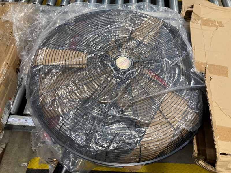 Photo 1 of Hyper Tough New 24 Inch Commercial & Industrial High Velocity Stand Fan Red & Black
