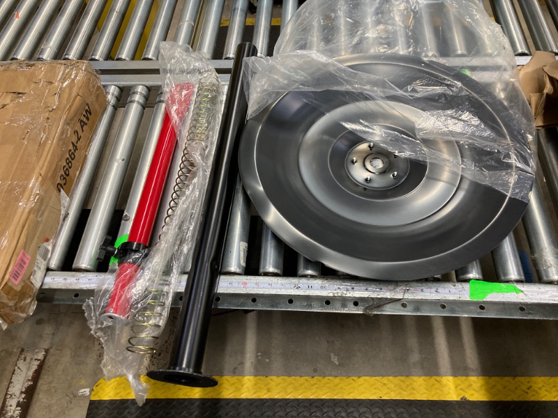 Photo 1 of Hyper Tough New 24 Inch Commercial & Industrial High Velocity Stand Fan Red & Black
