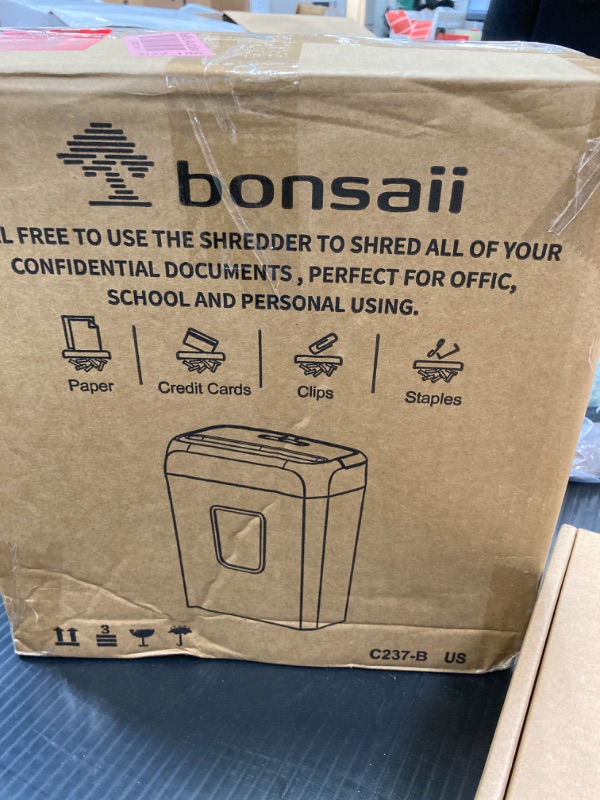 Photo 2 of Bonsaii Paper Shredder for Home Use