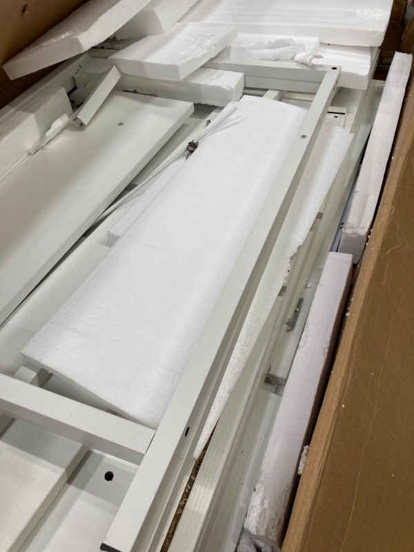 Photo 1 of YITAHOME L Shaped Desk with File Drawer & 3 Cubbies Storage Shelves, 67" Corner Computer Desk with LED Lights & Power Outlets, L-Shaped Office Desk with Monitor Stand, White