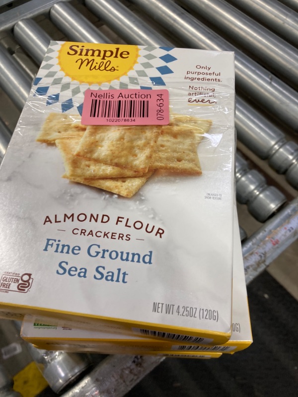 Photo 1 of (***4-Pack***)Simple Mills Almond Flour Crackers