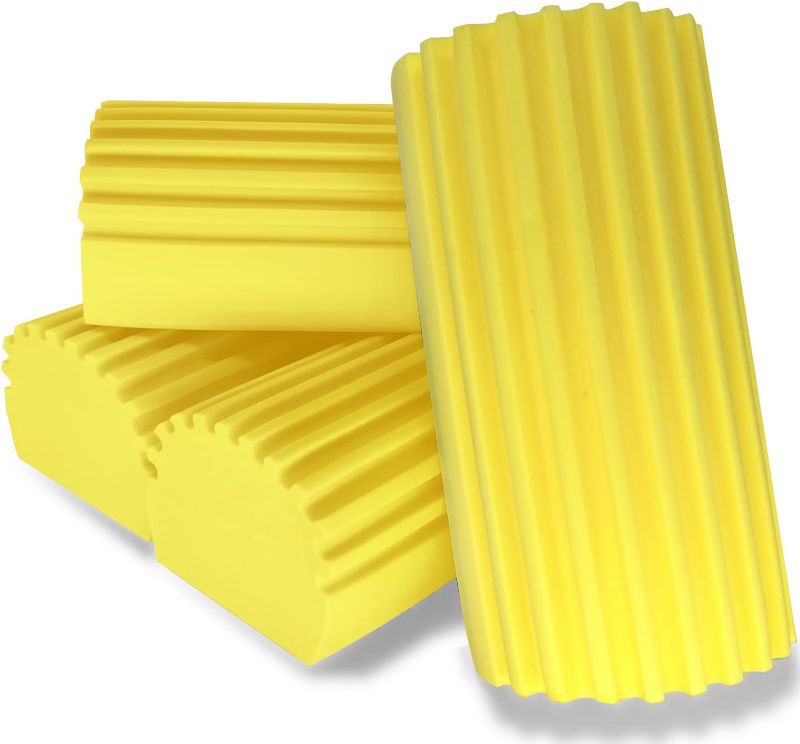 Photo 1 of (***3- 4 Packs***)4Pack Damp Clean Duster Sponge, Dust Cleaning Sponge Brush, Reusable Dusters for Cleaning Baseboards, Blinds, Glass, Vents, Mirrors, Window Track Grooves, Efficient Cleaning Supplies(Yellow)
Visit the Kelursien Store