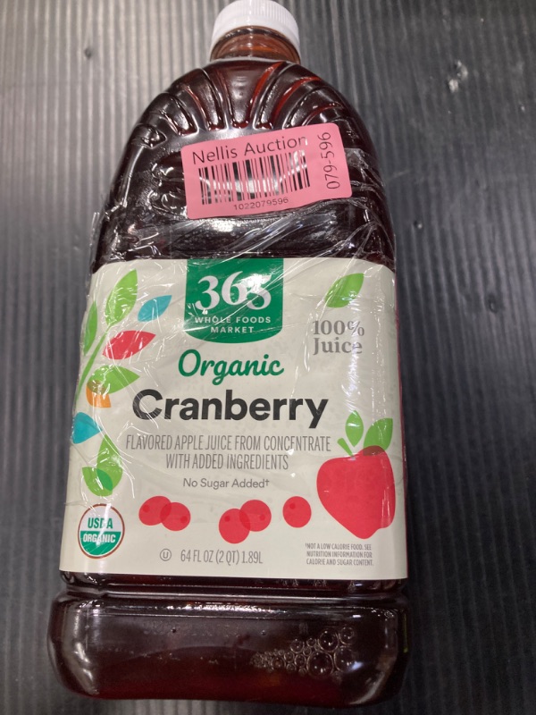 Photo 2 of (***2-Pack***) 365 by Whole Foods Market, Organic Cranberry Juice Blend, 64 Fl Oz