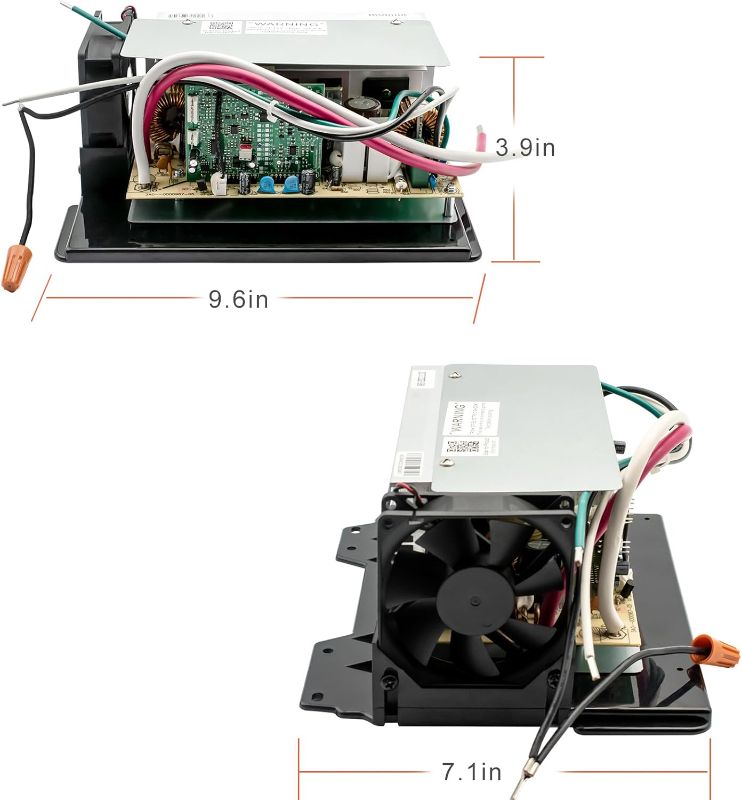 Photo 4 of (READ FULL POST) WF-8955-AD-MBA RV Converter DC Main Board Assembly Replacement Unit for 55 Amp WF-8955PEC Power Converter, for WF-8900-AD Series and WF-8955-MBA Power Converter,13.6V Three Stages Smart Charge wf-8955-mba rv converters