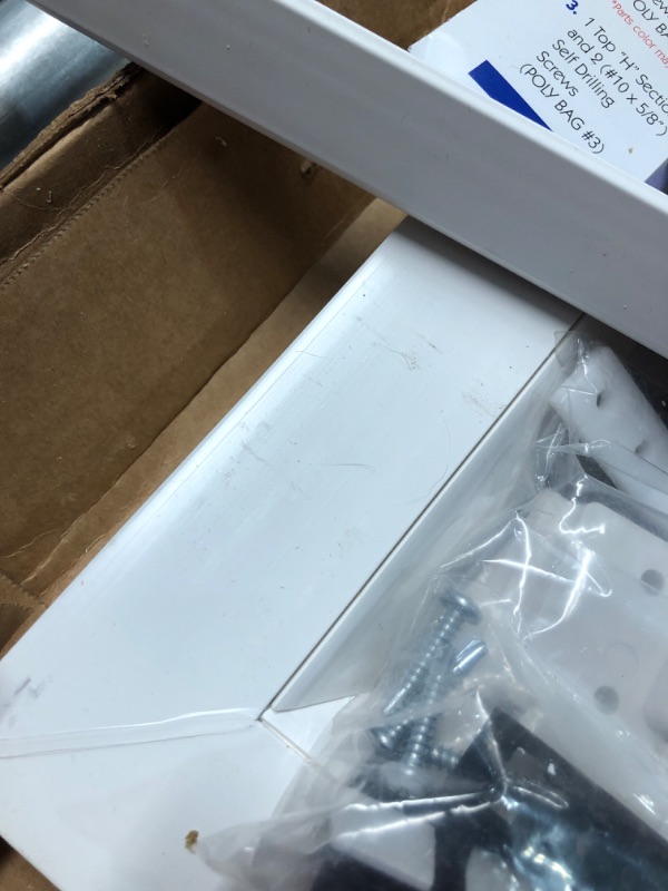 Photo 1 of ***USED - SCRATCHED AND SCRAPED - LIKELY MISSING PARTS - UNABLE TO VERIFY FUNCTIONALITY***
Ideal Pet Products VPPA Vinyl Patio Pet Door with Air Seal, Adjustable Height: 76-3/4" To 78-1/2", Extra Large, 10-1/4" x 15-3/4" Flap Size