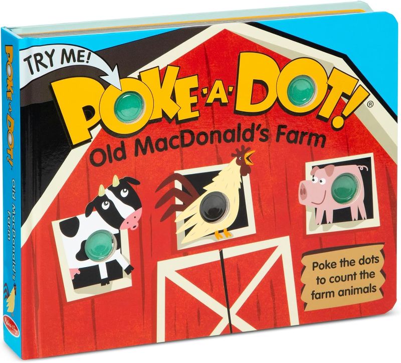 Photo 1 of 
Melissa & Doug Children's Book - Poke-a-Dot: Old MacDonald’s Farm (Board Book with Buttons to Pop) - FSC Certified