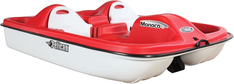 Photo 1 of 
Pelican Sport - PEDAL BOAT MONACO - Adjustable 5 Seat Pedal Boat, Red/White