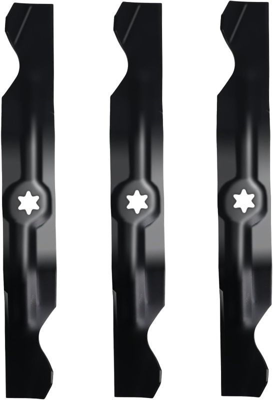 Photo 1 of ***3 PACK***
942-04053C Lawn Mower Blades Set for 50'' Deck Compatible with Cub Cadet MTD Troy-Bilt RZT50 LGT LT1050, Replaces 942-04053B 942-04056c 742-04053, High-Lift
