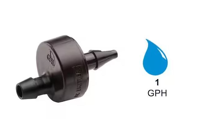 Photo 1 of ***100 PIECES***
1 GPH Pressure Compensating Spot Watering Drippers/Emitters (75-Pack)