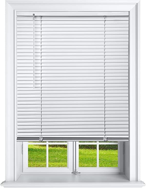 Photo 1 of ***BENT IN MIDDLE***
Cordless 1 Inch Window Blinds, Mirrotek Cordless Blinds Light Filtering Mini Blinds (36'' x 64''), White
