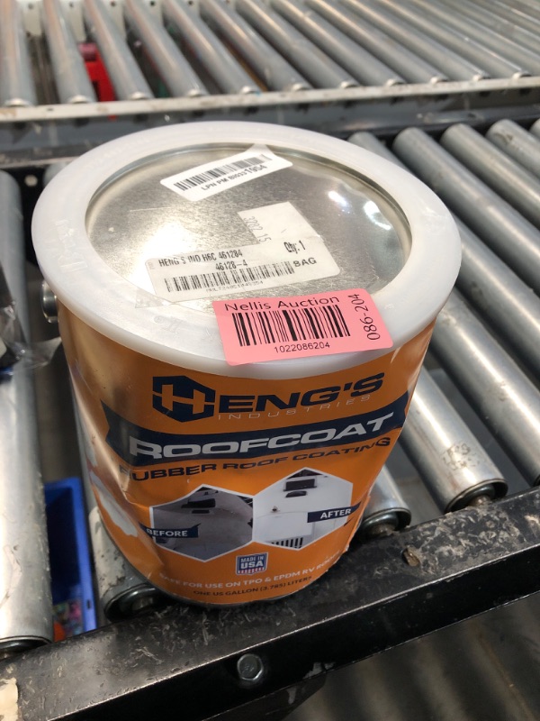 Photo 3 of ***CAN DENTED**
HENG'S INDUSTRIES Heng's Rubber Roof Coating - 1 Gallon