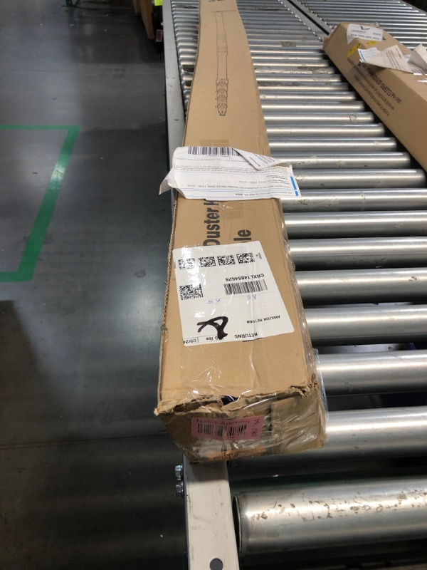 Photo 1 of ** USED MISSING PARTS** TelesPro 30 Foot High-Reach Duster Kit with 6-24FT Extendable Pole - High Ceiling Duster Cleaning Kit with Telescopic Pole,Cobweb Duster, Chenille Ceiling Fan Duster, Microfiber Feather Duster