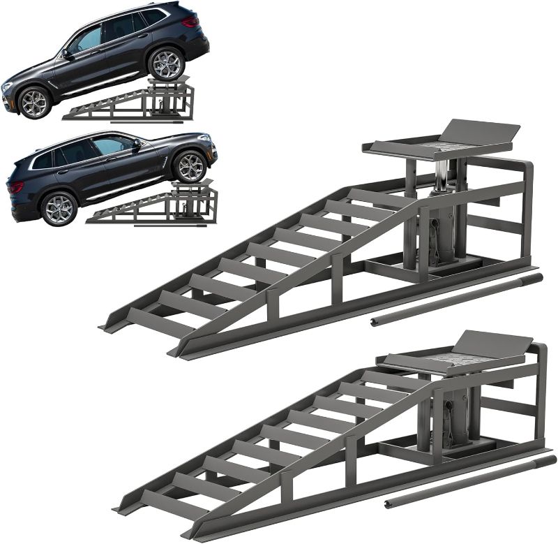 Photo 1 of ***STOCK PHOTO REFERENCE ONLY***2 Pack Hydraulic Car Ramps 5T 