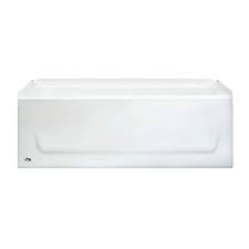 Photo 1 of ** truck  OR TRAILER PICKUP ONLY** Kona 54 in. x 30 in. Soaking Bathtub with Left Drain in White
