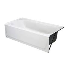 Photo 1 of ** TRUCK OR TRAILER PICKUP ONLY** Maui 60 in. x 30 in. Soaking Bathtub with Left Drain in White
