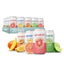 Photo 1 of ***NON REFUNDABLE*** EXPIRES 02/25**Spindrift Sparkling Water, 4 Flavor Variety Pack, Made with Real Squeezed Fruit, 12 Fl Oz (Pack of 20)
