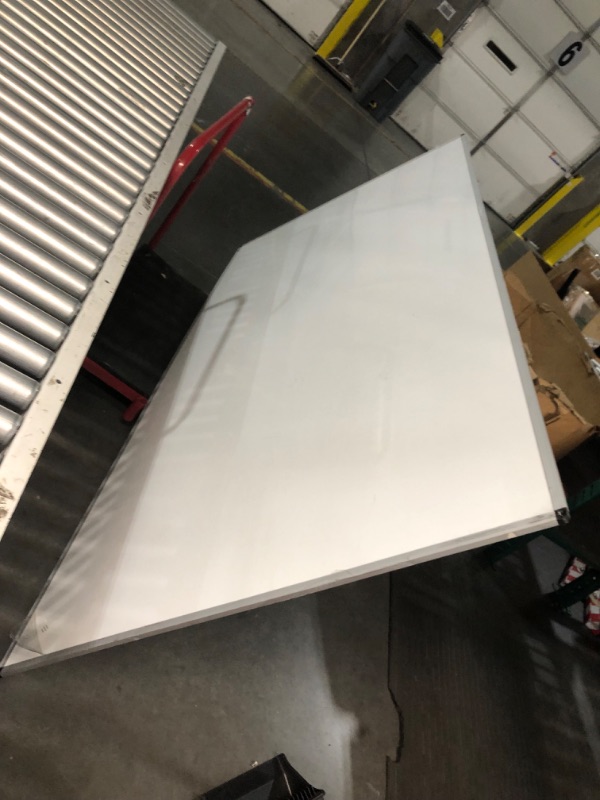 Photo 11 of **MINOR DAMAGE** Pack of 2 Dry Erase Boards, 94 x 47 Inches, Melamine Surface, Silver Aluminum Frame *Minor damage still functions*
