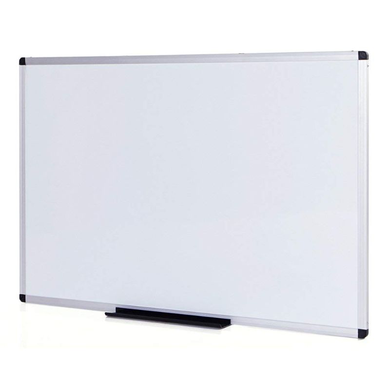 Photo 1 of ***SEE NOTES*** Dry Erase Board, 94 x 47 Inches, Melamine Surface, Silver Aluminum Frame 
