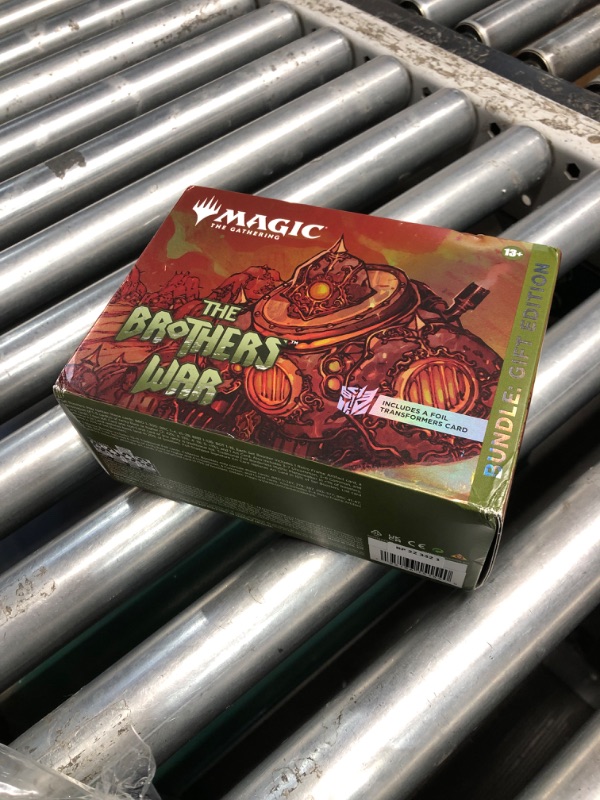 Photo 3 of ***NON REFUNDABLE, FACTORY SEALED***
Magic The Gathering The Brothers War Gift Bundle | Foil Transformers Card, 1 Collector Booster, 8 Set Boosters