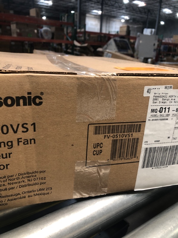 Photo 3 of ***FACTORY SEALED*** Panasonic FV-0510VS1 WhisperValue DC Energy-Saving Bathroom Ventilation Fan, Quiet, Lowest Profile Energy Star Certified Ceiling Mount Fan