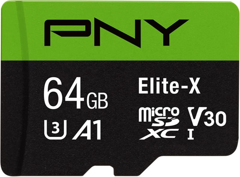 Photo 3 of (READ FULL POST) PNY 64GB Elite-X Class 10 U3 V30 microSDXC Flash Memory Card
