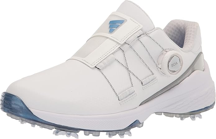 Photo 1 of **(READ FULL POST)** adidas Women's ZG23 BOA Golf Shoes, Footwear White/Blue Fusion Metallic/Silver Metallic, 6