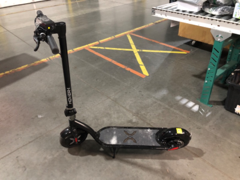 Photo 3 of  **PARTS ONLY, DAMAGED** Hover-1 Alpha 2.0 Foldable Electric Scooter with 450W Brushless Motor, 18 mph Max Speed, 10” Air-Filled Tires and 12 Mile Range Commuter Scooter for Adults & Teens