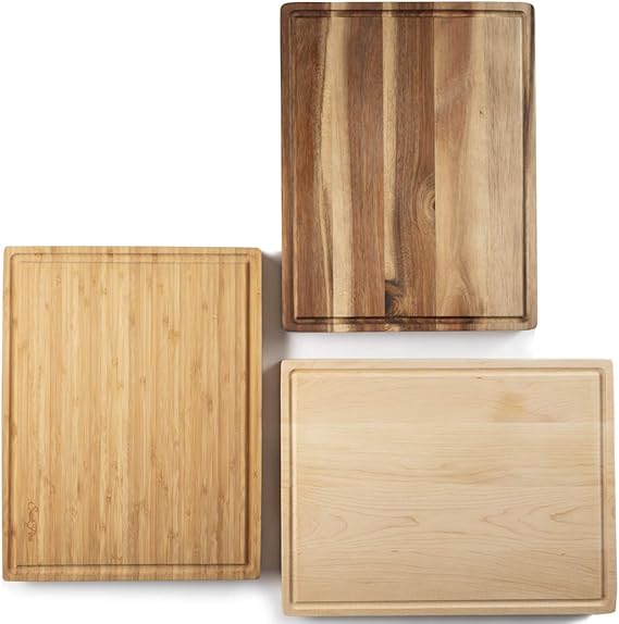 Photo 1 of **BAMBOO CUTTING BOARD ONLY**SoulFino Bamboo, Acacia & Maple Butcher Blocks - Cutting Boards, Nice and Thick