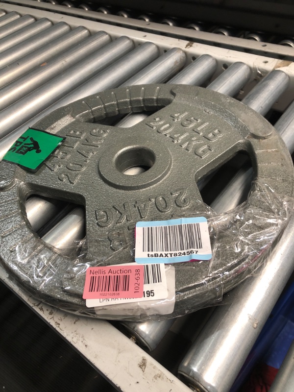 Photo 2 of (READ FULL POST) Sporzon! Cast Iron Plate Weight Plate for Strength Training, 45LB