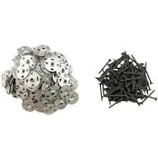 Photo 1 of (XPS)Foam and cement backer board ceramic-coated Screws and Washers pack for tiling (160 screws and 160 washers-Pack)


