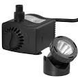 Photo 1 of .03 hp HP or 400 GPH Low Water Shut-Off Fountain Pump with LED Light
