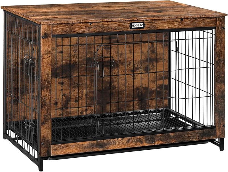 Photo 1 of ***STOCK PHOTO REFERENCE ONLY*** Dog Crate Furniture, Large Dog Kennel Indoor, Wooden Dog Crate