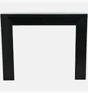 Photo 1 of ***USED - LIKELY MISSING PARTS - UNABLE TO VERIFY FUNCTIONALITY***
Creative Co-Op Modern Fireplace Mantel, Black, 7.75"D x 59.75"W x 48"H, Wood Material