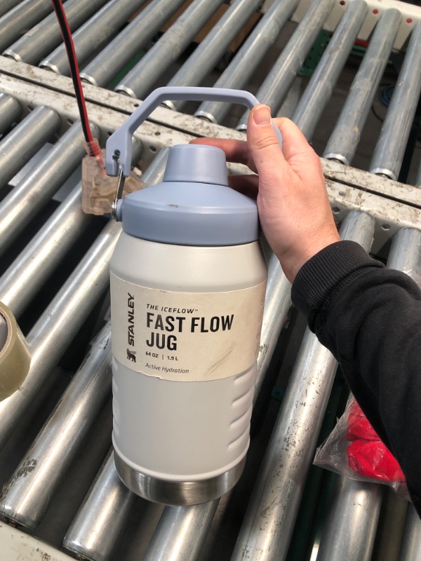 Photo 2 of (READ FULL POST) Stanley Iceflow Fast Flow Jug | Recycled Stainless Steel Water Tumbler | Keeps Drink Cold and Iced for Hours | Easy Carry Handle | 65 OZ | Fog