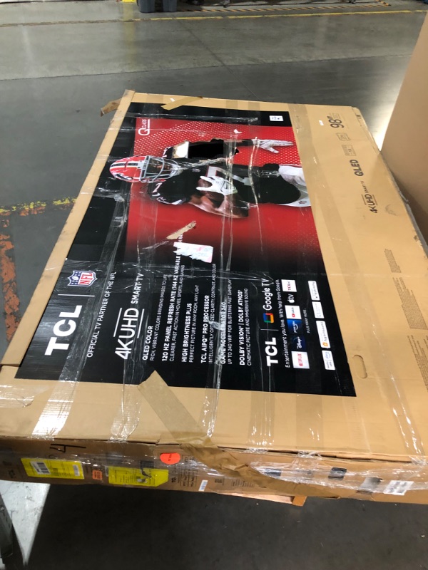 Photo 2 of **On pallet pick up from truck only 
98" Class Q6-Series 4K UHD HDR QLED Smart Google TV (2024)