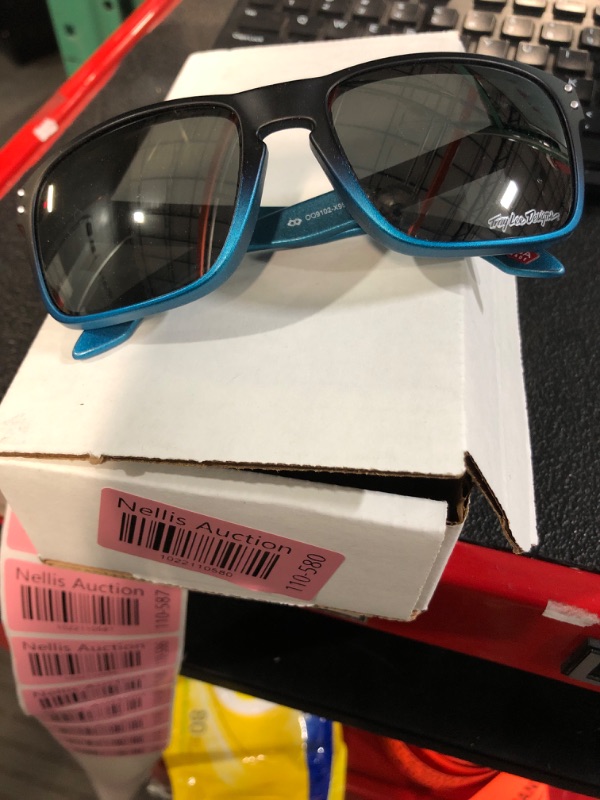 Photo 2 of ***SEE NOTES*** 
Oakley Men's OO9102 Holbrook Square Sunglasses, TLD Blue Fade/Prizm Black, 57 mm