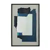 Photo 1 of ***USED - CORNER DAMAGED - SEE PICTURES***
1- Panel Abstract Mixed Media Inspired Framed Wall Art with Black Frame 36 in. x 24 in.