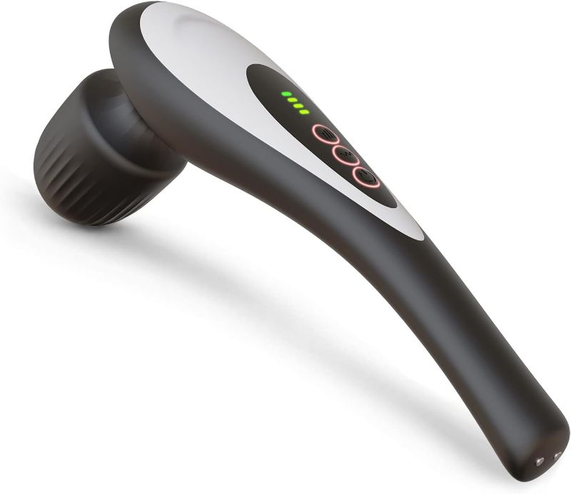 Photo 1 of ***MISSING CHARGER ****Handheld Personal Vibrating Massager - Cordless Electric Muscle Massager, Deep Tissue Massager for Neck Back Shoulder Foot, Portable Wand Massage for Full Body (Black)