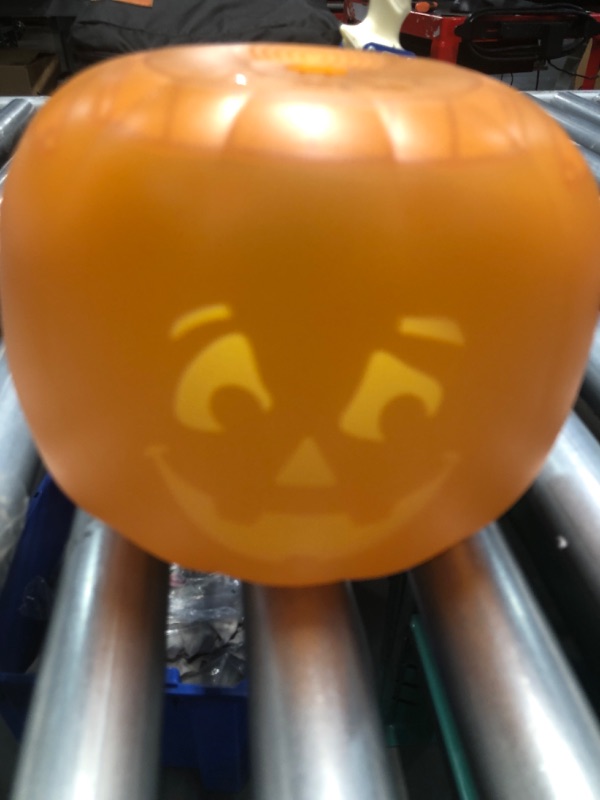 Photo 4 of **USED MISSING STEM*ANIMAT3D Jabberin' Jack (Blink Tech) Talking Animated Pumpkin with 8 Inch Screen and Built-in LED Light Array Projector + Speaker Includes 40 Minutes of Content