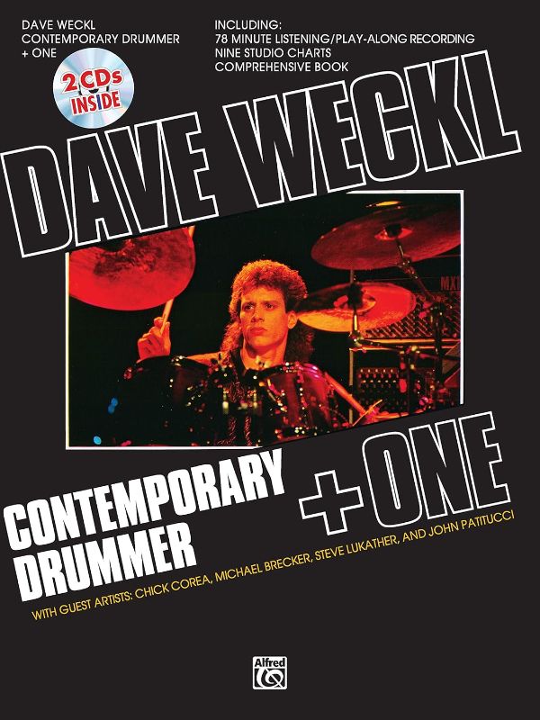 Photo 1 of *** MISSING CDS****Dave Weckl -- Contemporary Drummer + One: Book, CD, & Charts (Manhattan Music Publications) Paperback – September 1, 1994