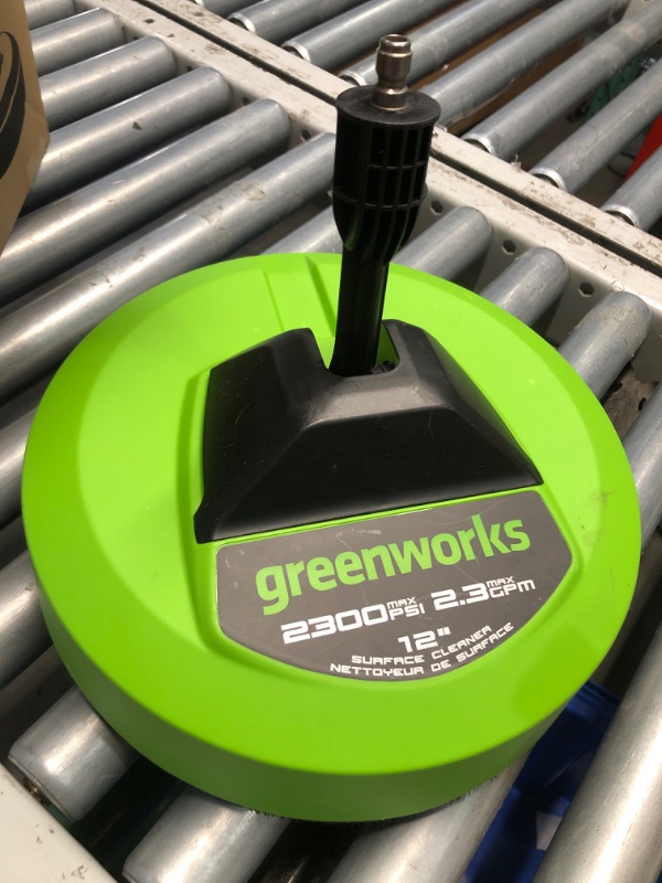 Photo 2 of (READ FULL POST) Greenworks 12" (in.) Surface Cleaner Pressure Washer Attachment