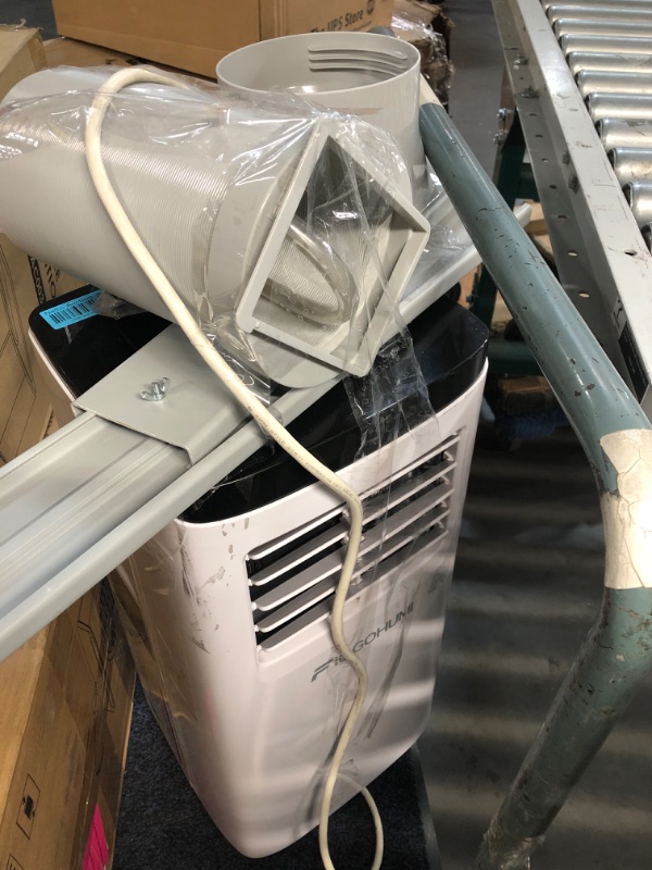 Photo 2 of **NONREFUNDABLE**FOR PARTS OR REPAIR**SEE NOTES**
FIOGOHUMI 10000BTU Portable Air Conditioners - Portable AC Unit with Built-in Dehumidifier Fan Mode for Room up to 350 sq.ft. - Room Air Conditioner with 24H Timer & Remote Control Window Mount Kit