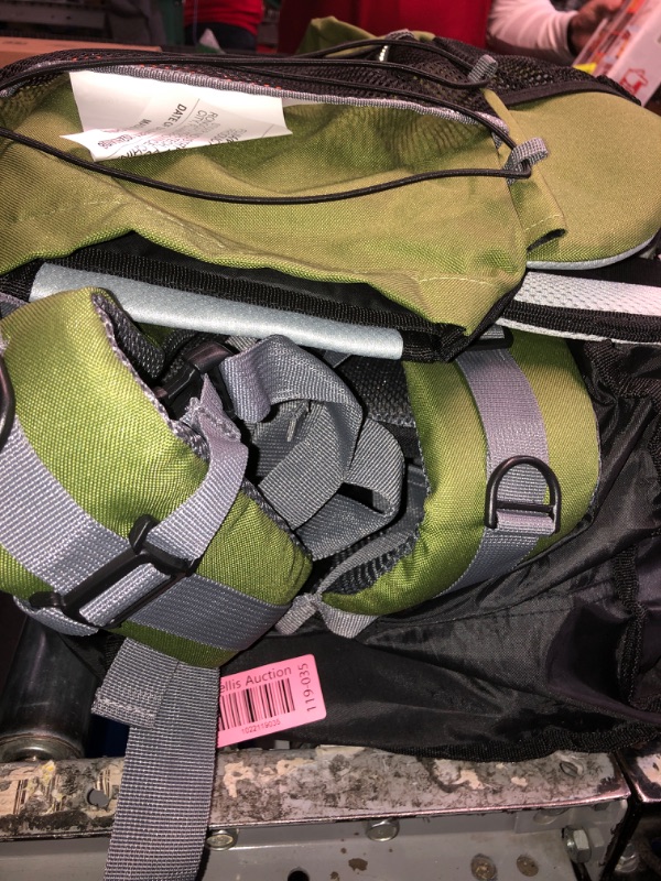 Photo 3 of **USED**
besrey Baby Backpack Carrier, Toddler Hiking Backpack with Safety 3-Height Seat, Adjustable Straps&Waist Belt, Foldable Frame Lightweight Large Capacity Child Carrier for Hiking Army Green
