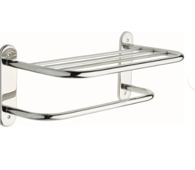 Photo 1 of **IMAGE FOR REFERENCE**
Moen Hotel Motel Polished Stainless 1-Tier Stainless Steel Wall Mount Bathroom Shelf (24-in X 8.5-in X 6.25-in)
