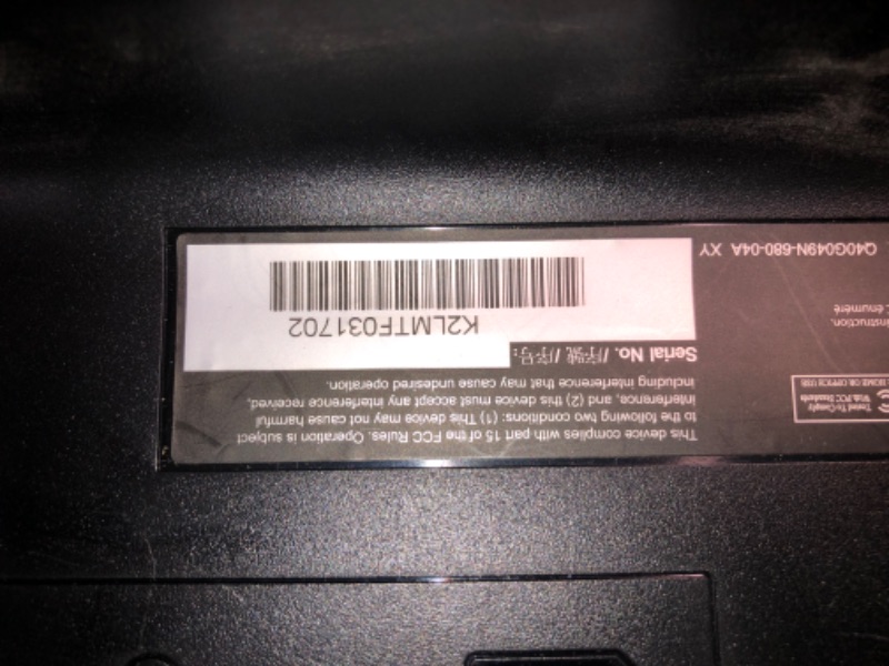 Photo 3 of **NO POWER BRICK -NO CABLES - JUST MONITOR AND STAND** **BACK OF MONITOR SCRATCHED AND DUSTY**
ASUS ROG Swift 49” Curved QD-OLED Gaming Monitor (PG49WCD) - Dual QHD 32:9 (5120x1440), 144Hz, 0.03ms, G-SYNC Compatible, Smart-KVM, 90W USB-C PD
