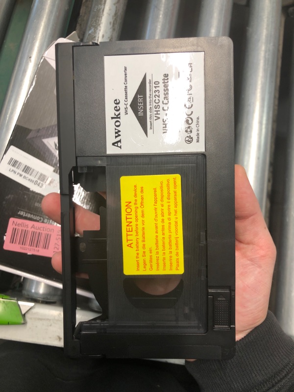 Photo 2 of (READ FULL POST) GESHUPOR VHS-C Cassette Adapter Compatible with VHS-C SVHS Camcorders JVC RCA Panasonic Motorized VHS Cassette Converter -(Not Compatible with 8mm / MiniDV / Hi8)